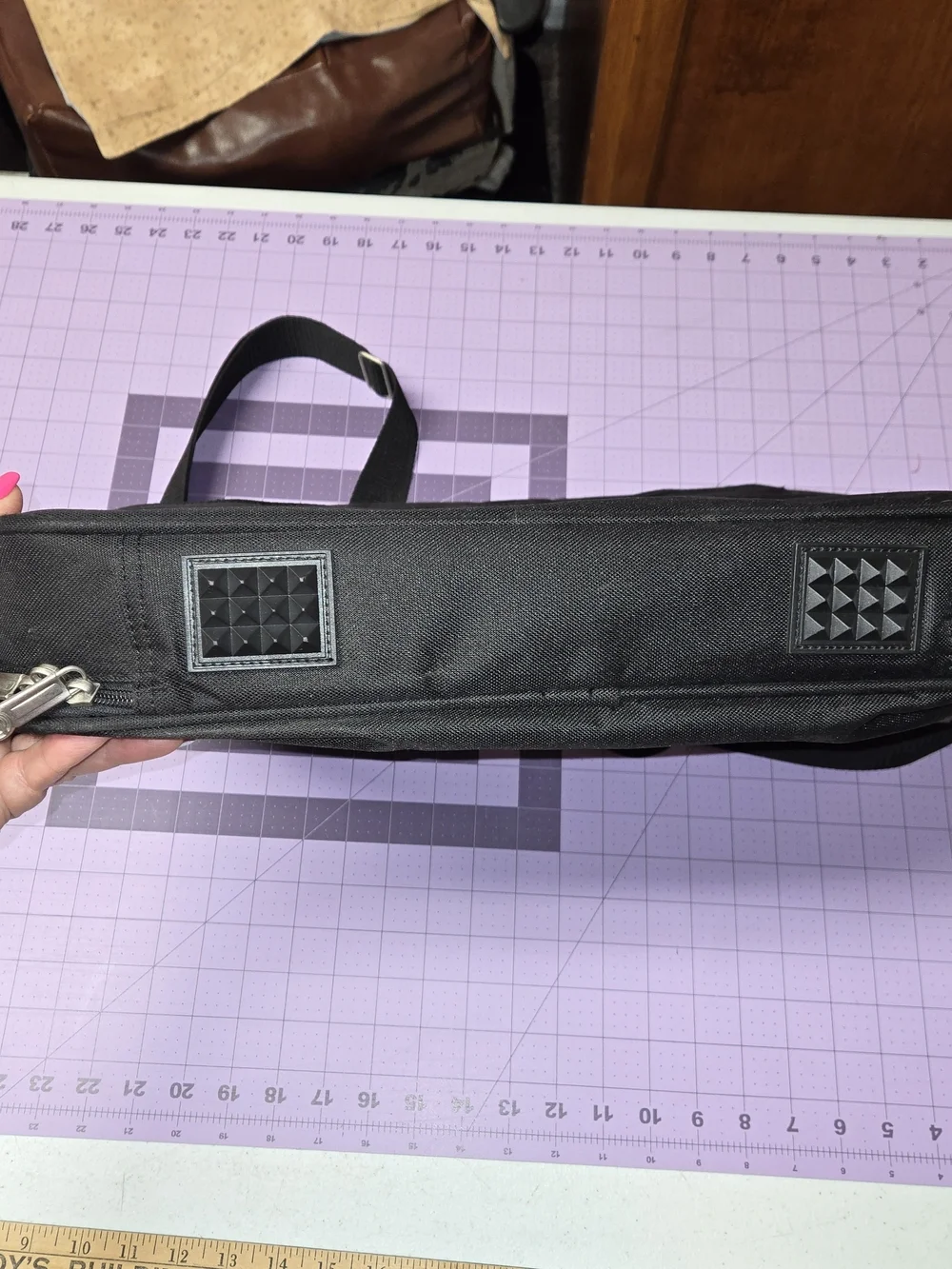 Targus Black Laptop Briefcase Messenger Bag Padded 15